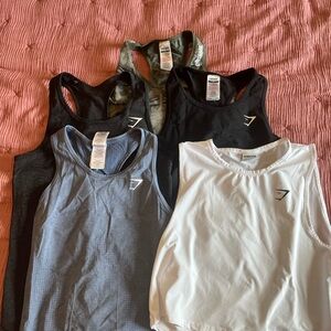 Gymshark Tank Bundle - 5 Tanks!